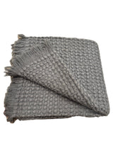 TEMPO II THROW CHARCOAL GRAY COTTON