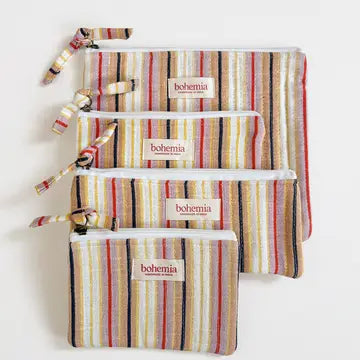Jaipur Stripe Pouch