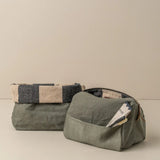 Journey Makeup Canvas Bag | Olive