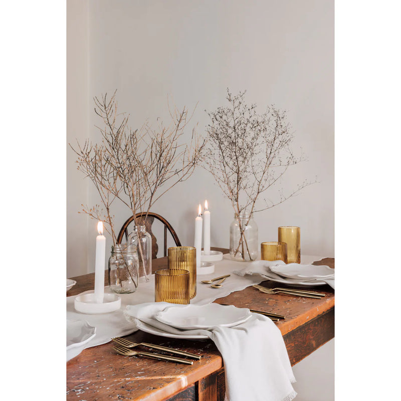 Amber 17oz Tall Fluted Tumbler