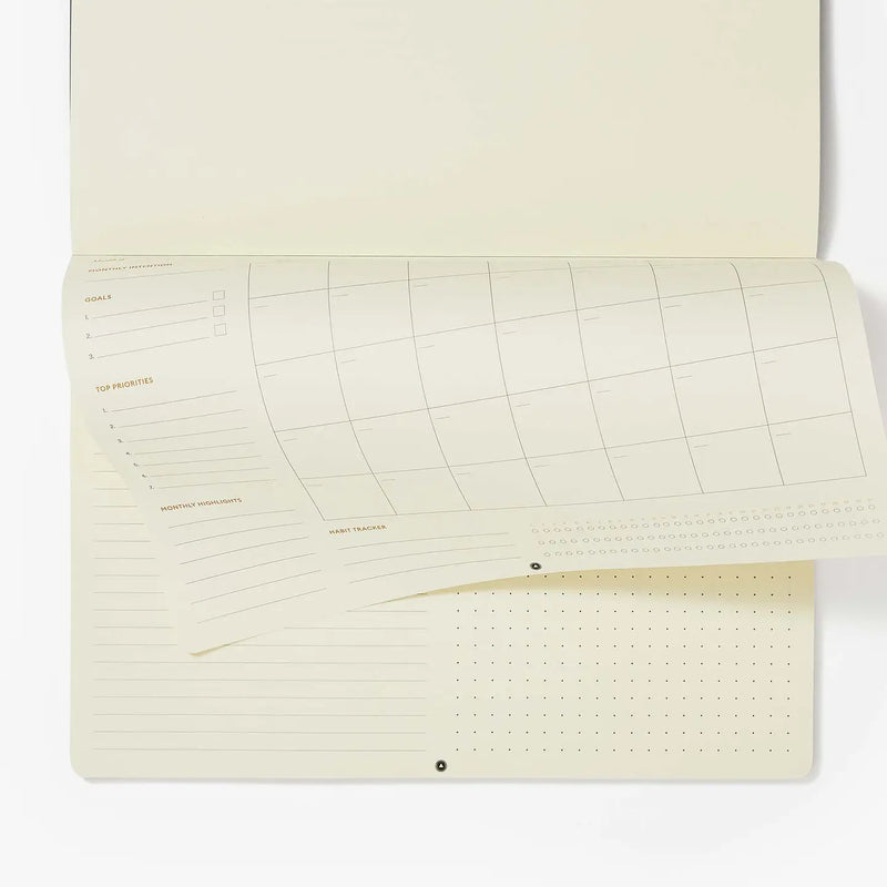 Productivity Planner Monthly Desk Pad Calendar - Mindfulness