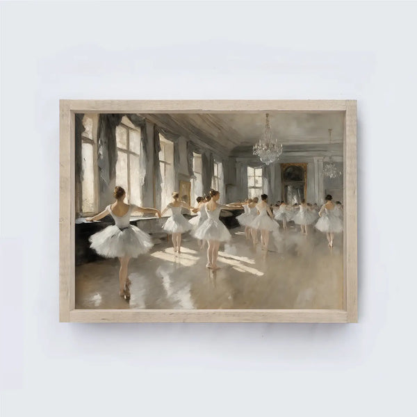 Ballerinas Vintage Art Print 8.5x7"