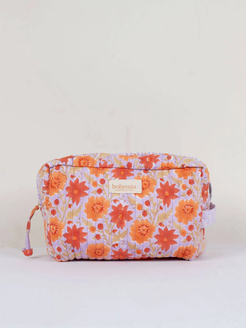 Floribunda Washbag, Lilac