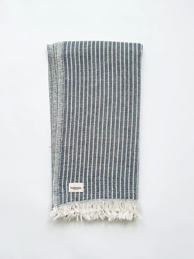 Portobello Hammam Towel, Indigo