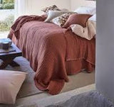 TIVOLI THROW BRICK COTTON