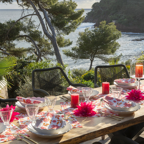 Maxi Fleur Rouge - Paviot Dinner Napkin