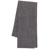 Midnight Stripe Linen-Cotton Dishtowel