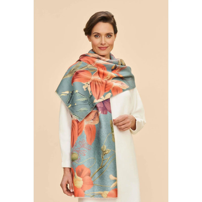 Luxurious Hummingbird at Dusk Scarf