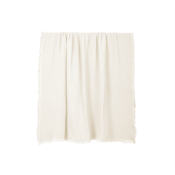 VANLY THROW IVOIRE COTTON