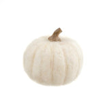 Felt White Pumpkin L