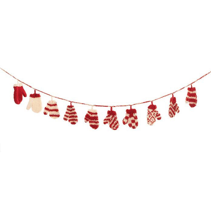 Knit Mitten Garland