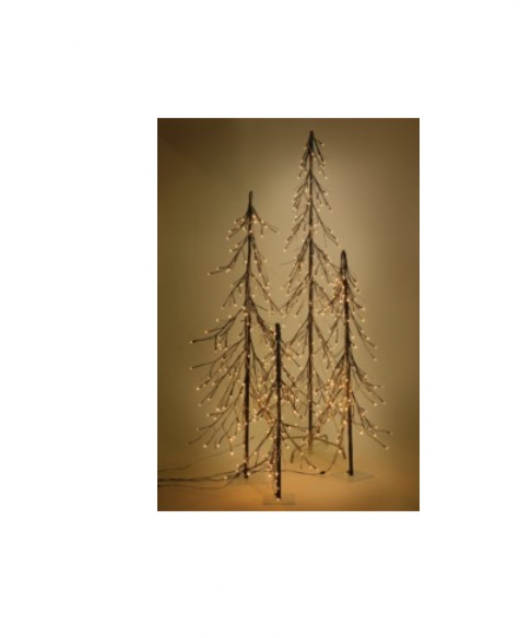 3' Fir Tree w/ Snow n LED