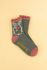 Letter P Ankle Socks